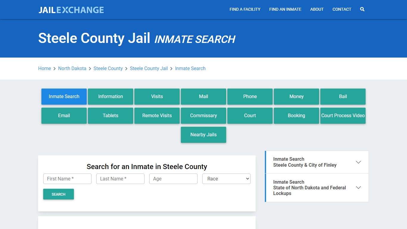 Steele County Jail, ND Inmate Search: Roster & Mugshots