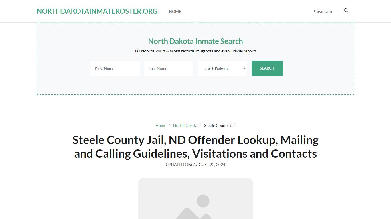 Steele County Jail, ND: Inmate Search Options, Visitations, Contacts